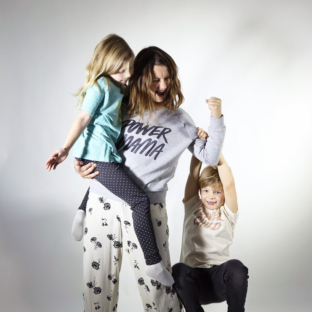 Power Child grøn - Børne t-shirt