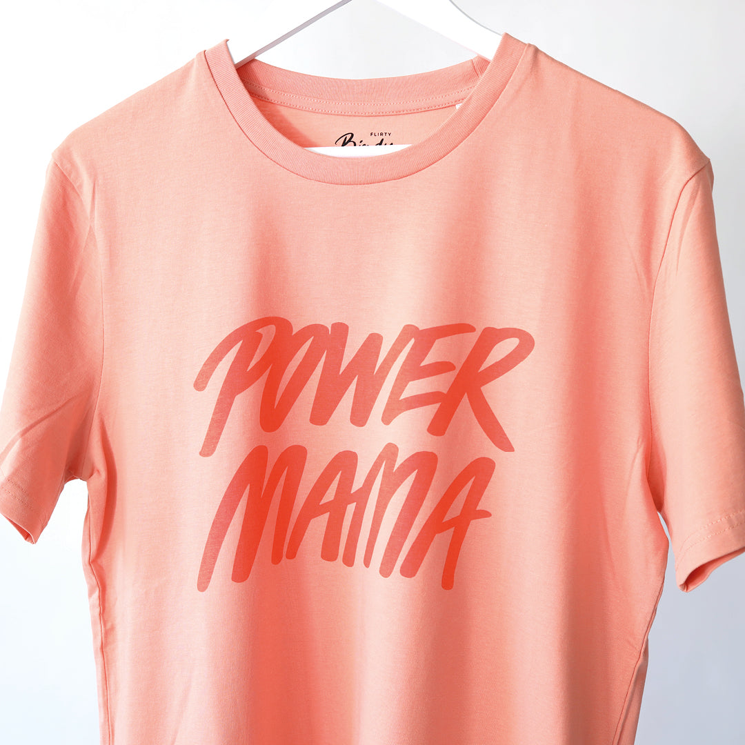 Power Mama T-shirt Koral