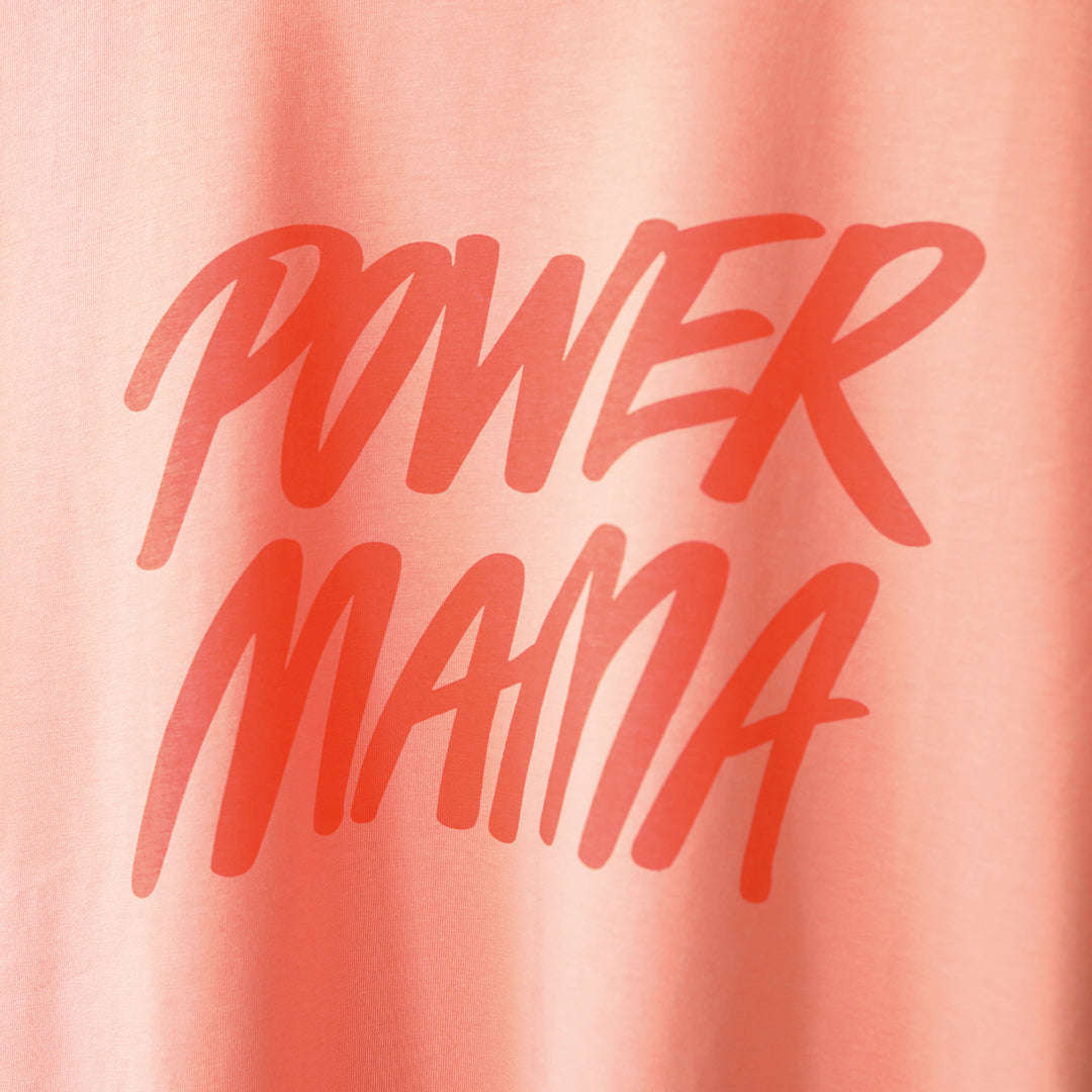 Power Mama T-shirt Koral