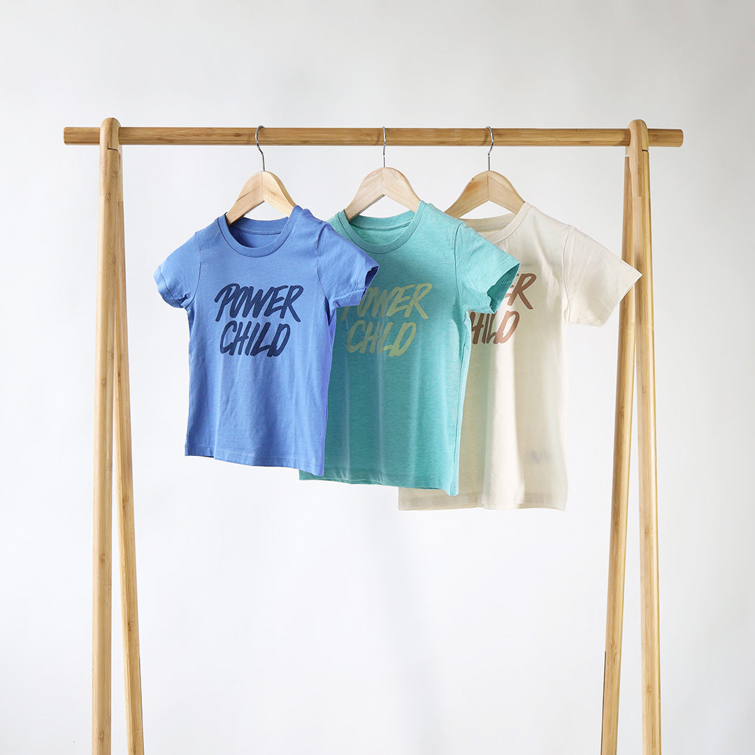 Power Child grøn - Børne t-shirt