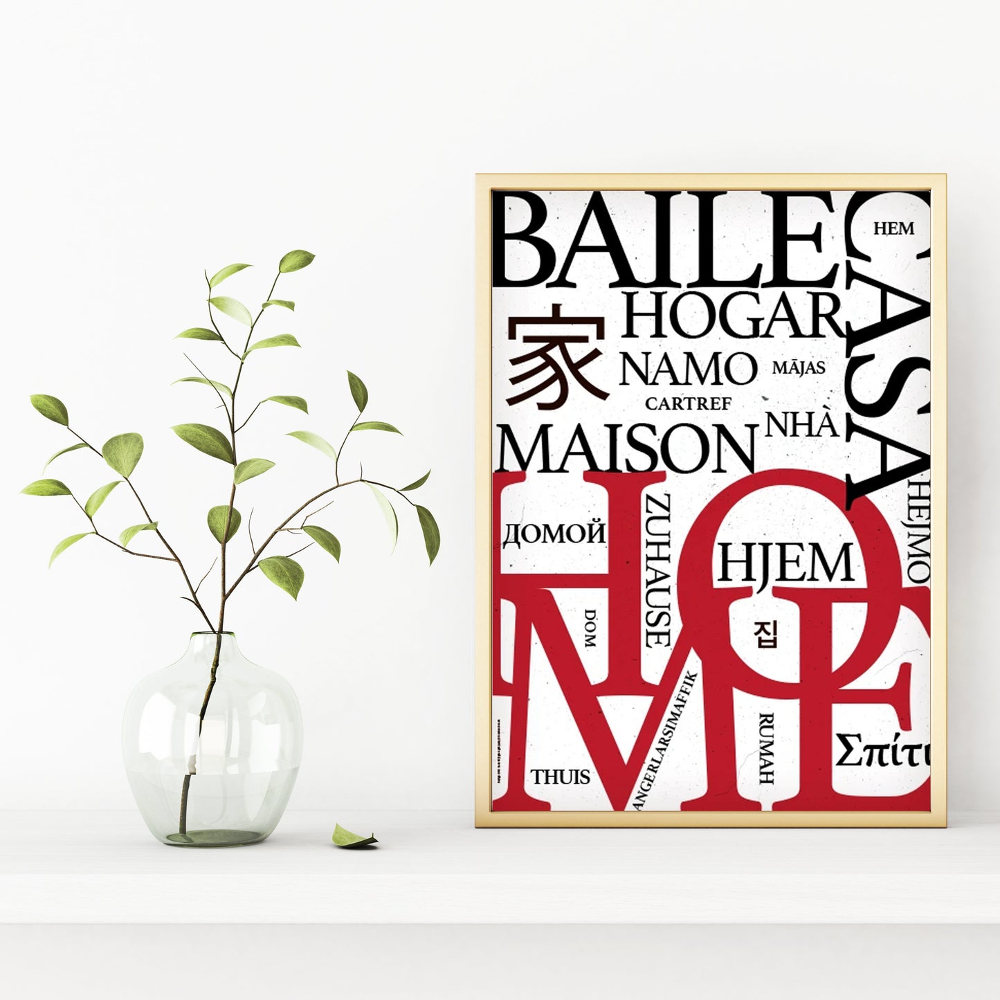 Typografisk Plakat