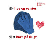Giv hue og vanter til et barn på flugt