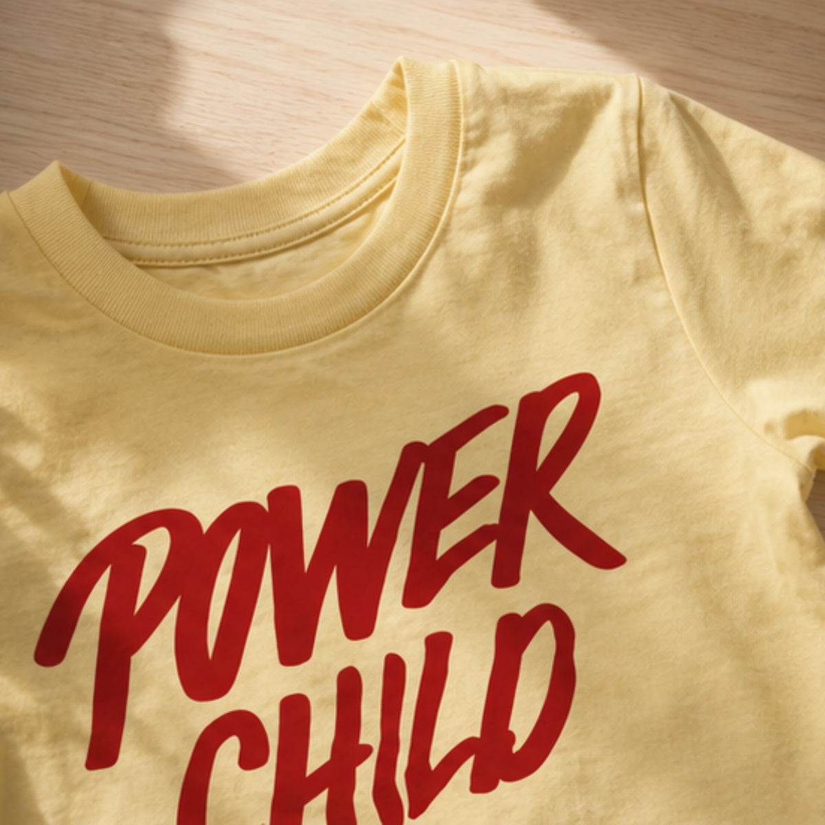 Power Child t-shirt - gul